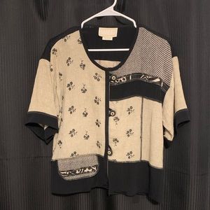 Vintage patchwork button up